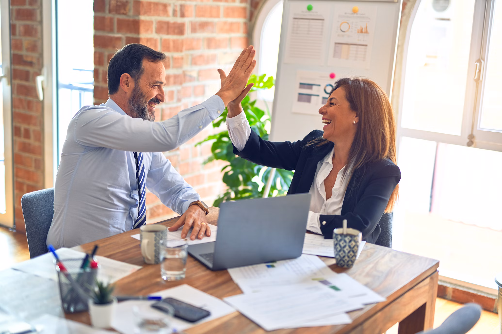 Discussing financing options